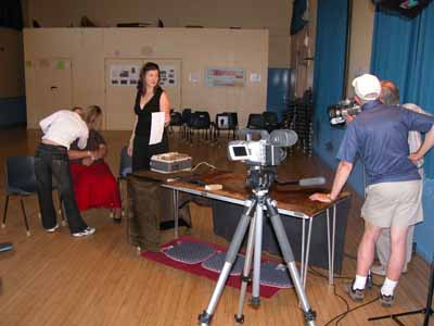  06. Tess, Sarah, Louise, Peter and Brian white balance for tape recorder scene