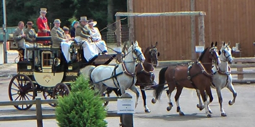 The last coach leaving the yard