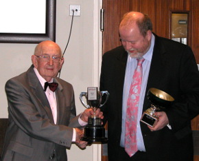 Chas also recieved the Abbey Cup from Bernard