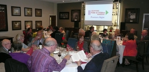 Members and guests at their tables