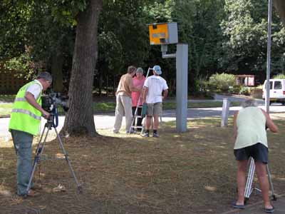  01. Filming round a speed camera for the theft scene